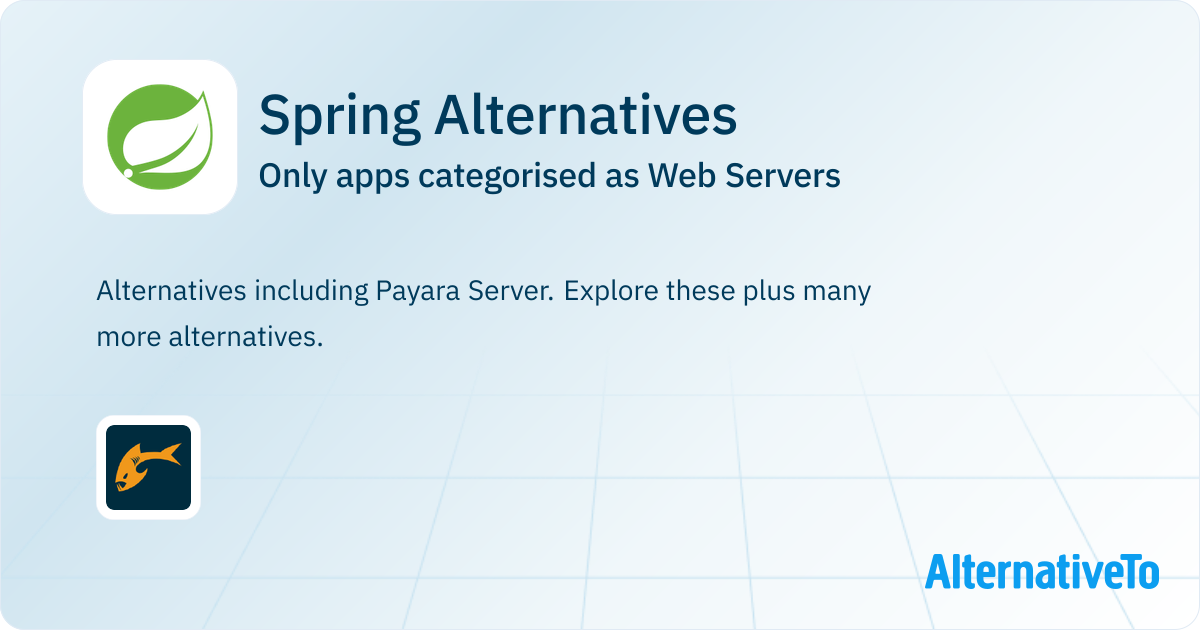 Spring Alternatives: Top 1 Web Servers | AlternativeTo