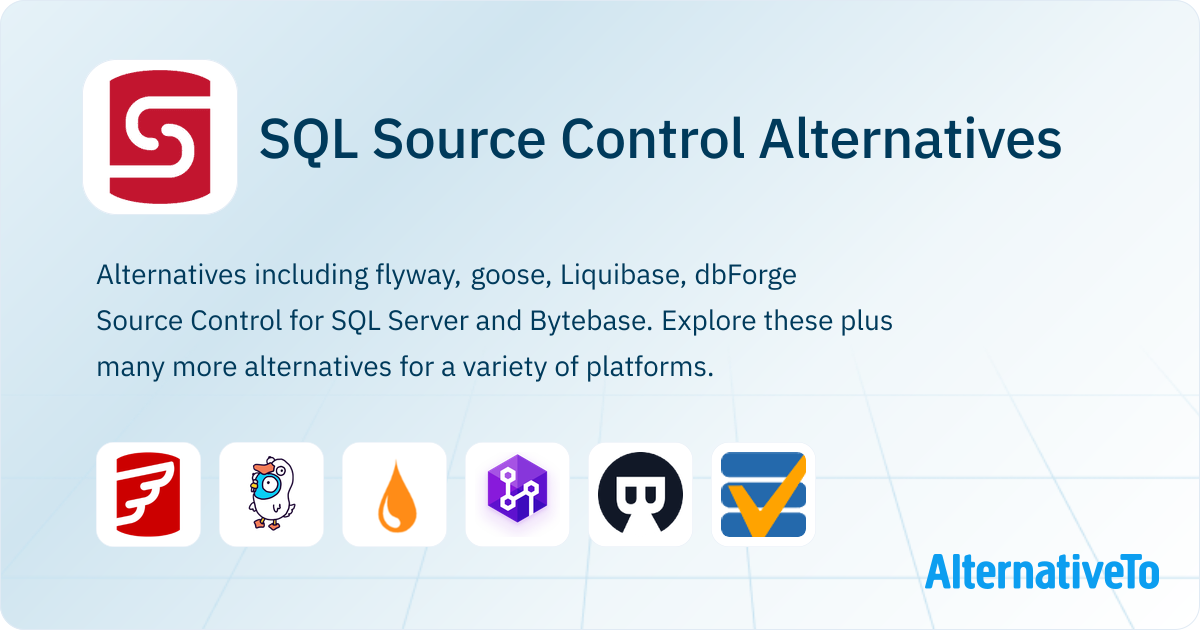 SQL Source Control Alternatives - Explore Similar Software | AlternativeTo