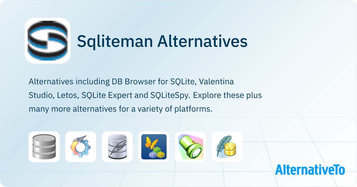 Sqliteman Alternatives - Explore Similar Software | AlternativeTo