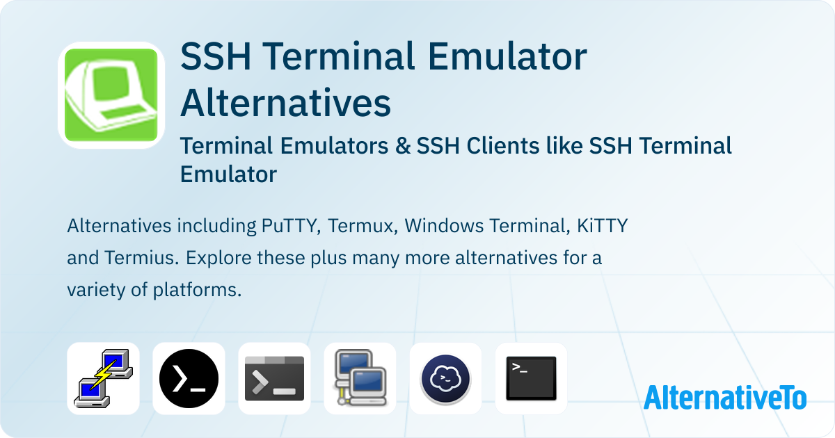 SSH Terminal Emulator Alternatives: Top 12 Terminal Emulators ...