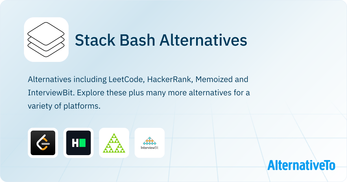 Stack Bar Alternative Stack Bash Alternatives - Explore Similar Sites & Apps | AlternativeTo