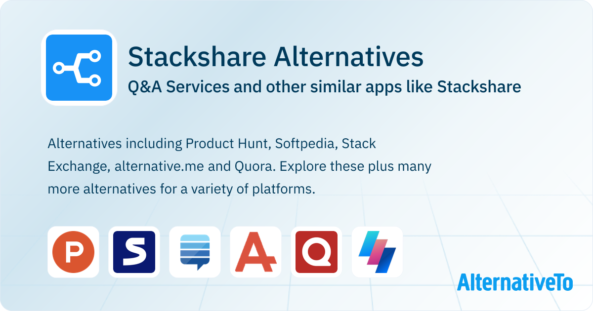 Stackshare Alternatives: Top 12 Q&A Services & Similar Websites ...