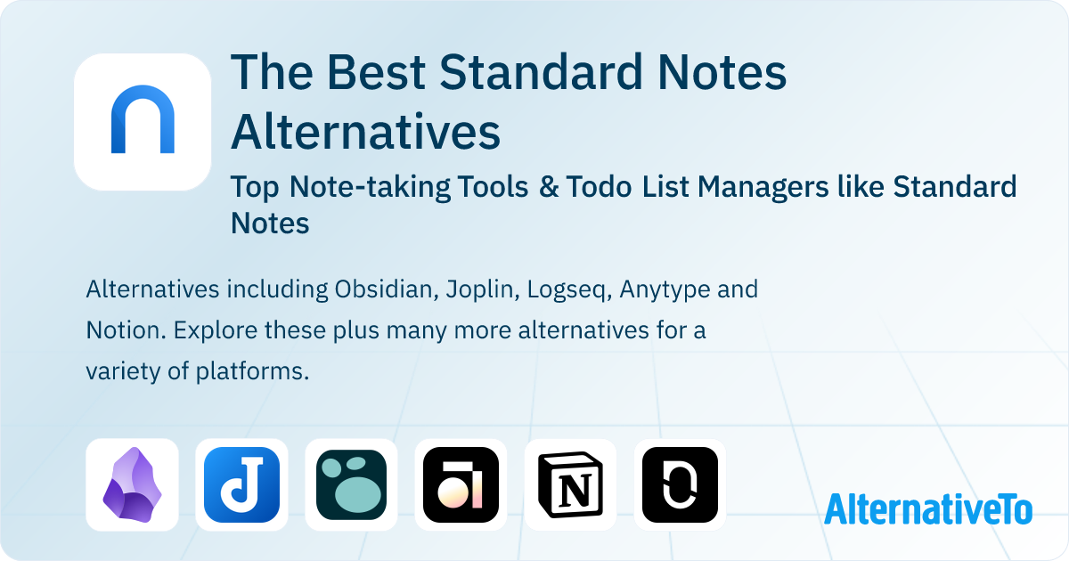 Best Standard Notes Alternatives: Top Note-taking Tools in 2026 ...