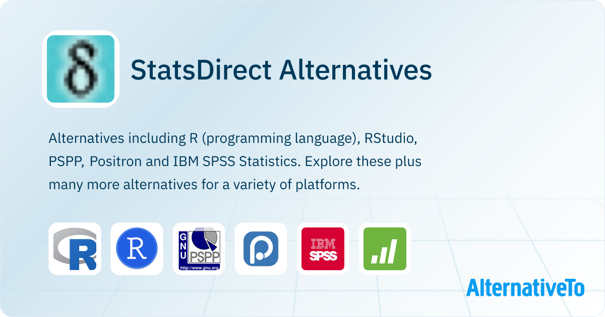 StatsDirect Alternatives - Explore Similar Software | AlternativeTo