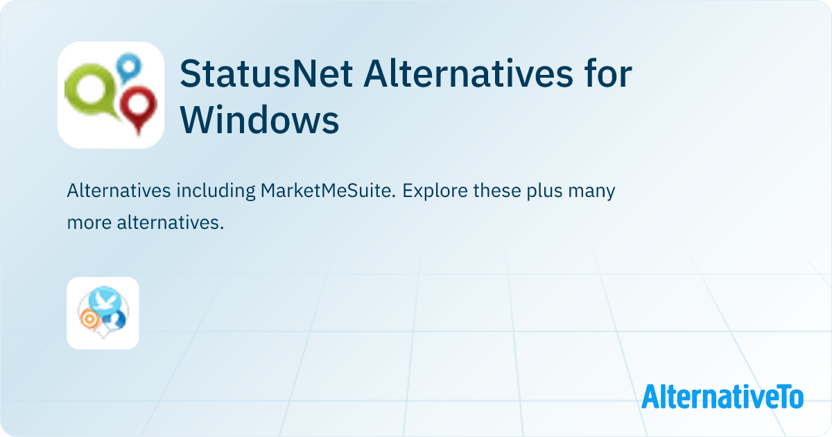 StatusNet Alternatives for Windows: Top 2 Microblogs & Social Networks ...