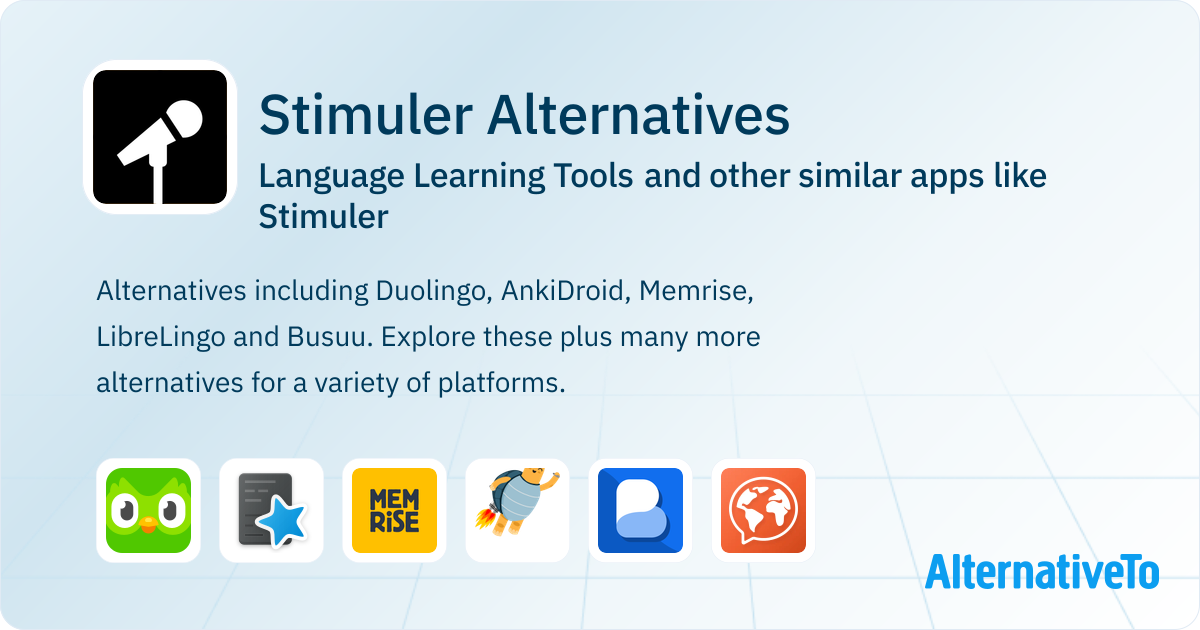 Stimuler Alternatives: Top 12 Language Learning Tools & Similar Apps ...