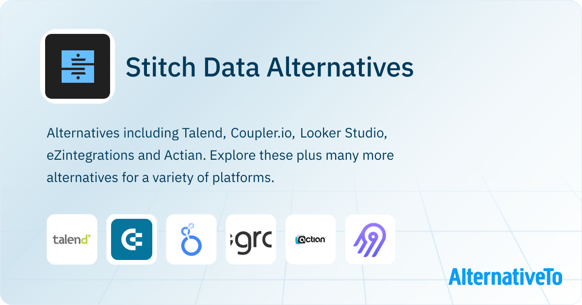 Stitch Data Alternatives - Explore Similar Sites & Apps | AlternativeTo