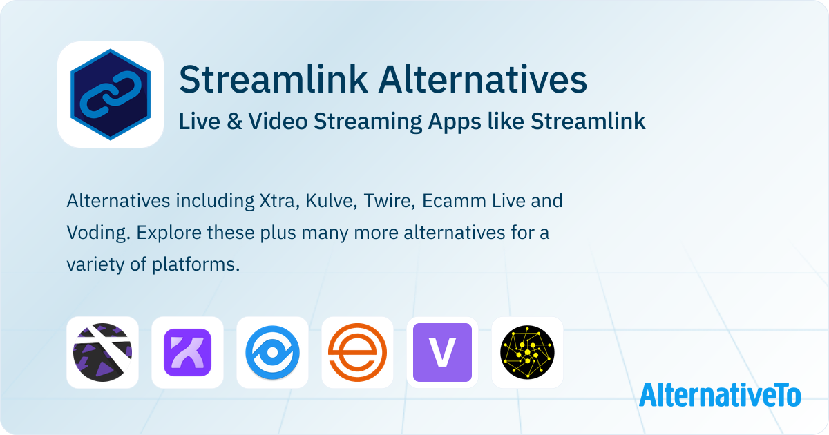 Streamlink Alternatives: Top 12 Live & Video Streaming Apps | AlternativeTo