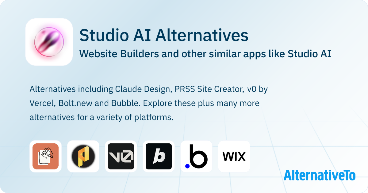 Studio AI Alternatives: Top 12 Website Builders & Similar Apps ...