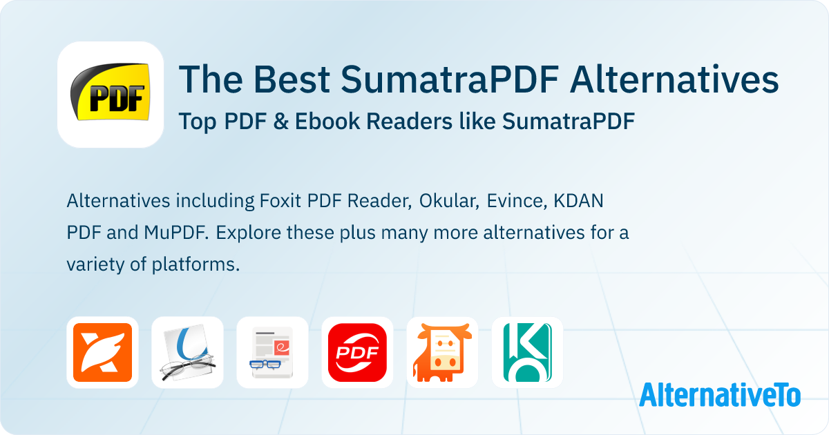 Best SumatraPDF Alternatives: Top PDF & Ebook Readers in 2025 ...