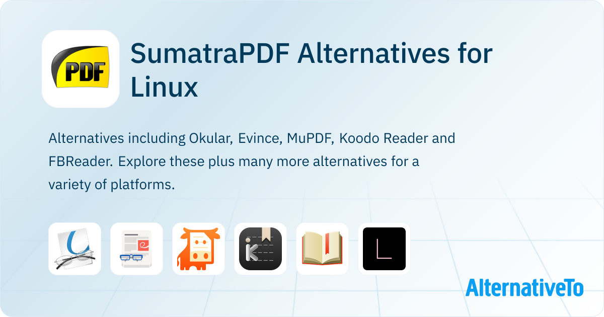 SumatraPDF Alternatives for Linux: Top 12 PDF & Ebook Readers ...