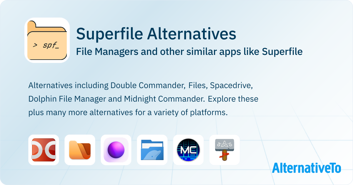 Superfile Alternatives: Top 12 File Managers & Similar Apps | AlternativeTo