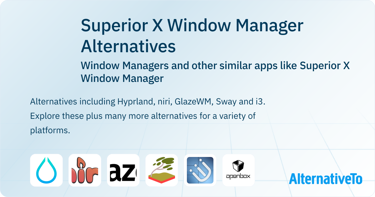Superior X Window Manager Alternatives: Top 12 Window Managers ...