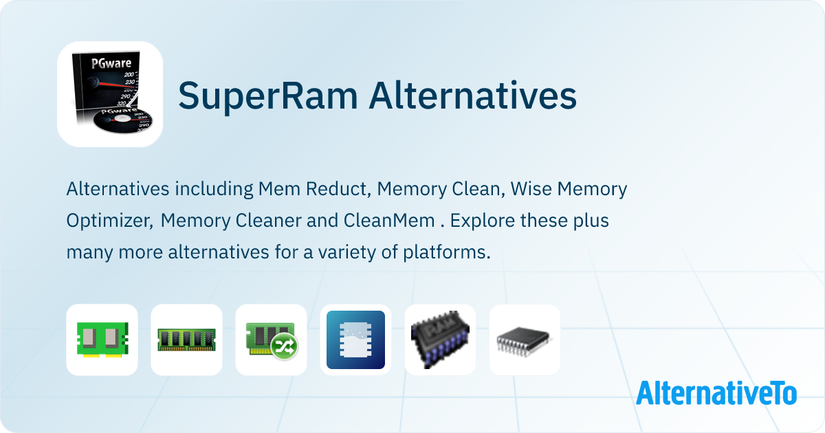 SuperRam Alternatives - Explore Similar Software | AlternativeTo