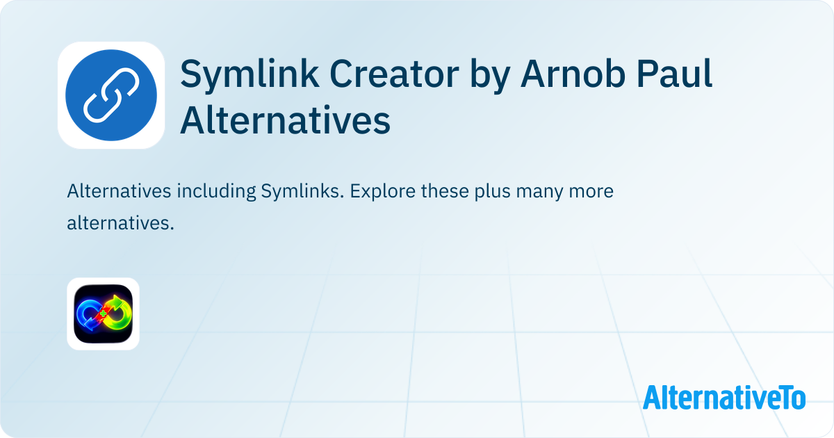 Symlink Creator by Arnob Paul Alternatives - Explore Similar Software ...