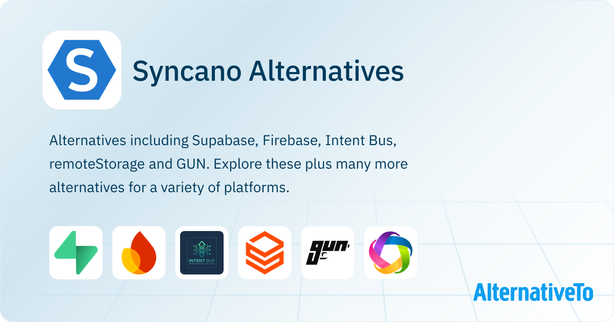 Syncano Alternatives - Explore Similar Sites & Apps | AlternativeTo