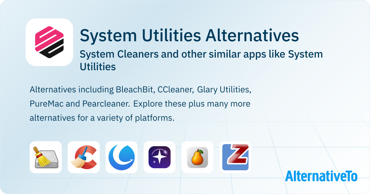 System Utilities Alternatives: Top 12 System Cleaners & Similar Apps ...