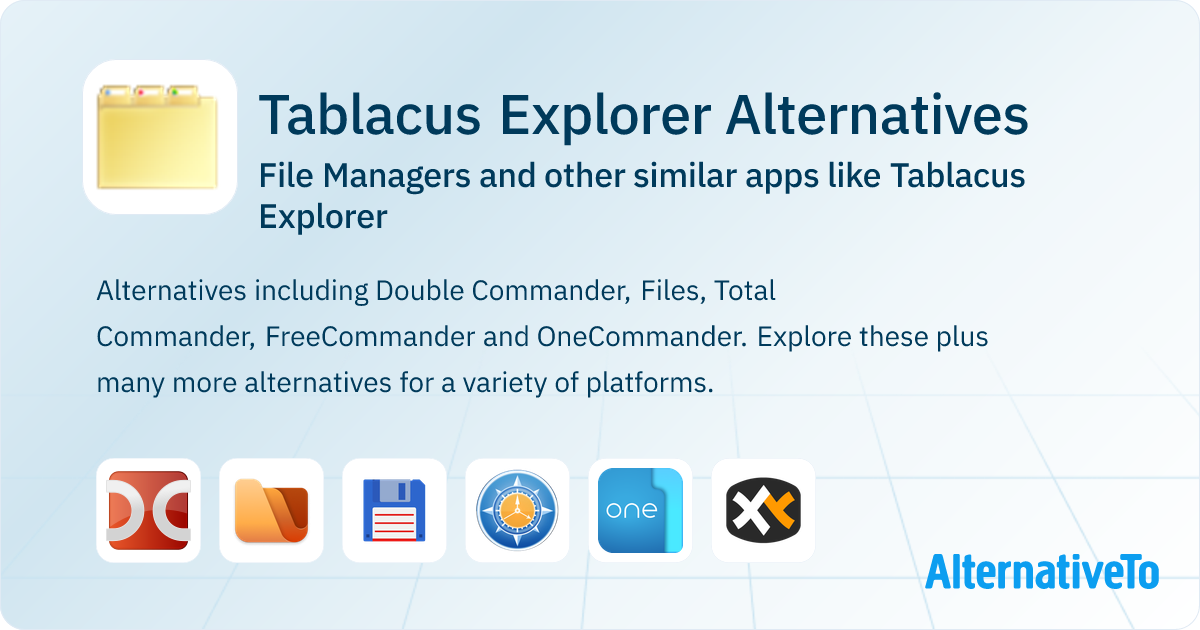 Tablacus Explorer Alternatives: Top 12 File Managers & Similar Apps ...