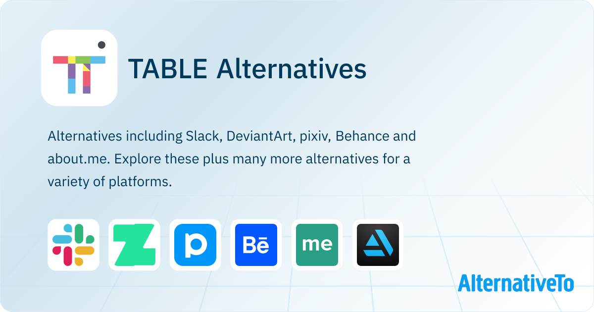 TABLE Alternatives - Explore Similar Sites & Apps | AlternativeTo