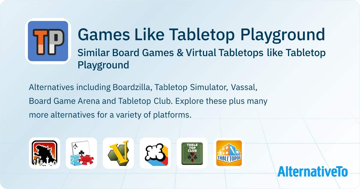 Games Like Tabletop Playground: Similar Board Games | AlternativeTo