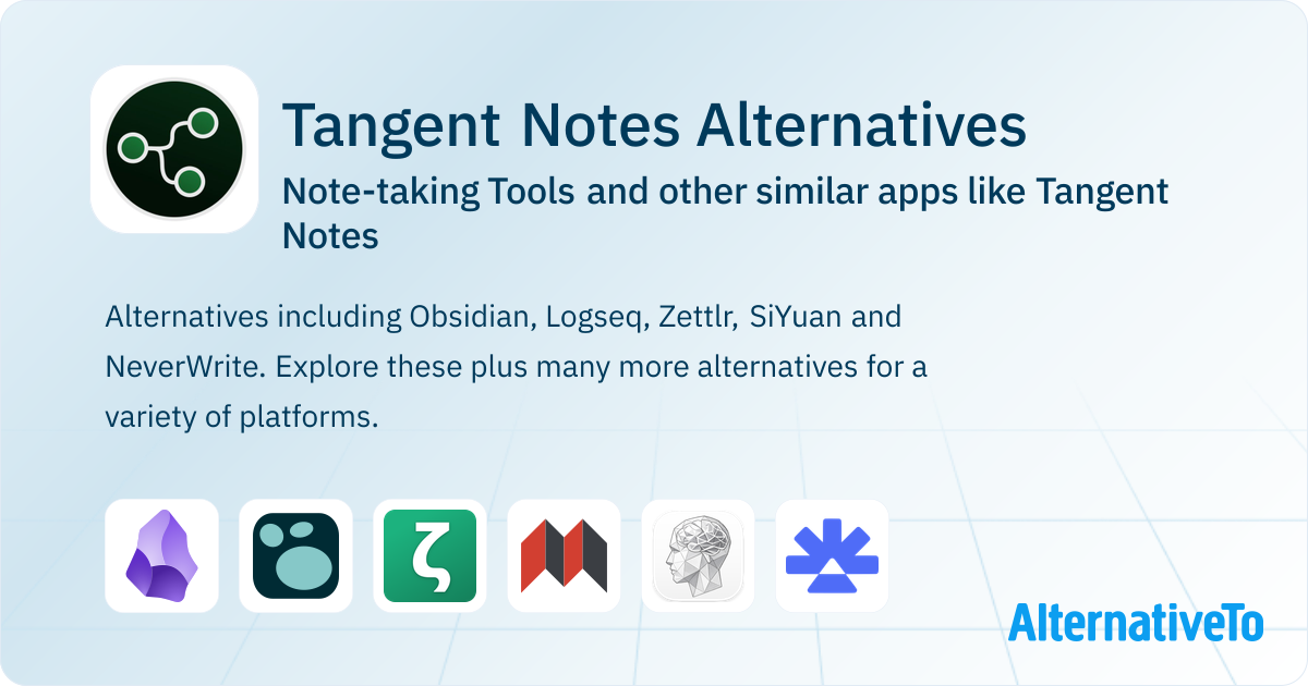 Tangent Notes Alternatives: Top 12 Note-taking Tools & Similar Apps ...