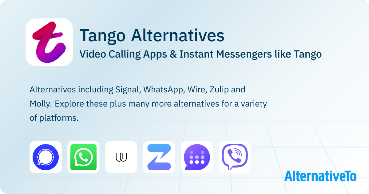 Tango Add Tango Alternatives: Top 12 Instant Messengers | AlternativeTo