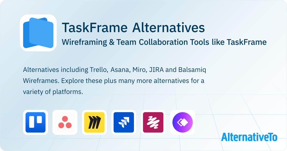 TaskFrame Alternatives: Top 9 Wireframing Tools | AlternativeTo