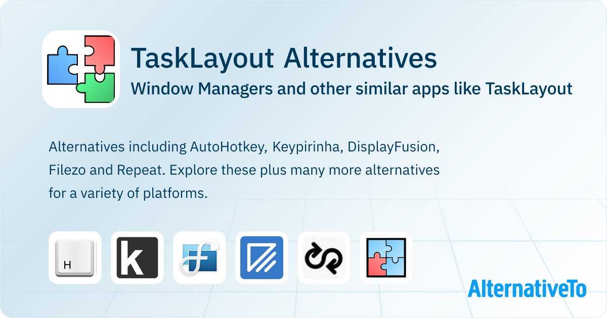 TaskLayout Alternatives: Top 12 Window Managers & Similar Apps ...