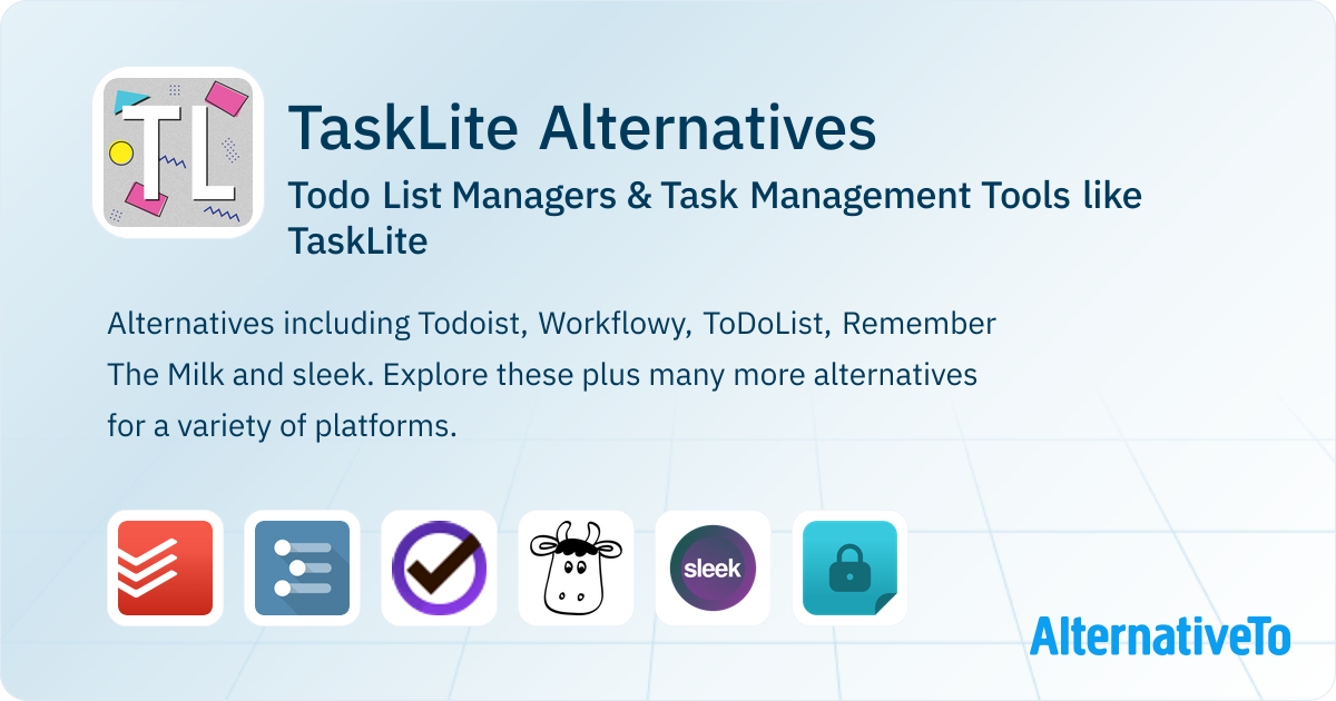 TaskLite Alternatives: Top 12 Todo List Managers | AlternativeTo