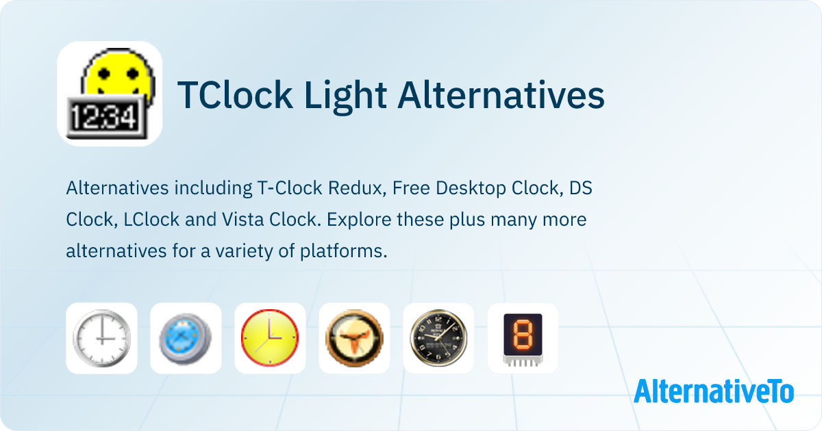 TClock Light Alternatives - Explore Similar Software | AlternativeTo