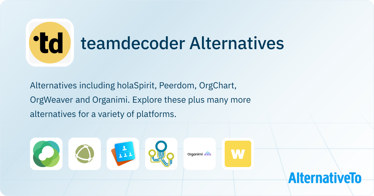 teamdecoder Alternatives - Explore Similar Sites & Apps | AlternativeTo