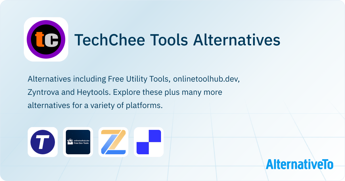TechChee Tools Alternatives - Explore Similar Sites & Apps | AlternativeTo