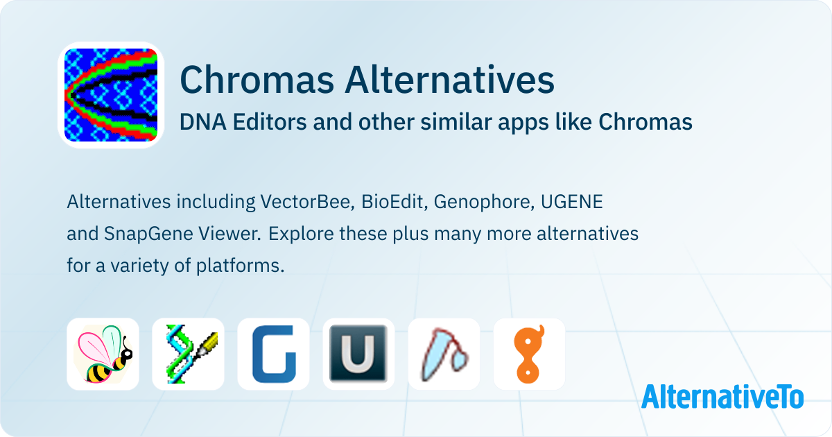 Chromas Alternatives: Top 12 DNA Editors & Similar Apps | AlternativeTo