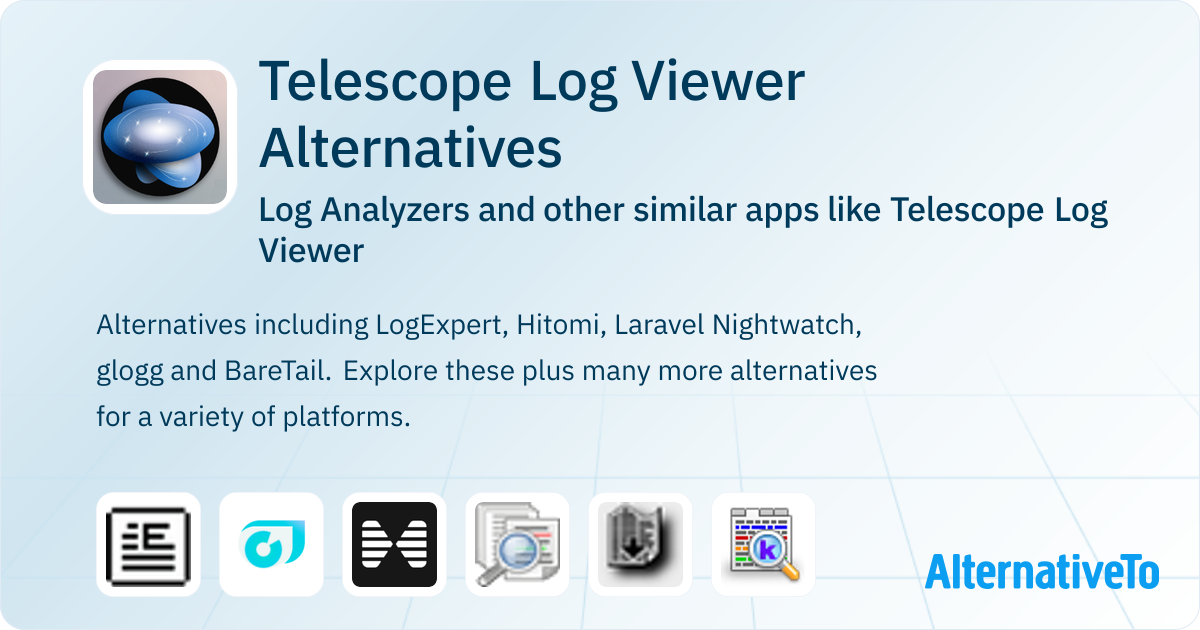 telescope-log-viewer-alternatives-top-12-log-analyzers-similar-apps
