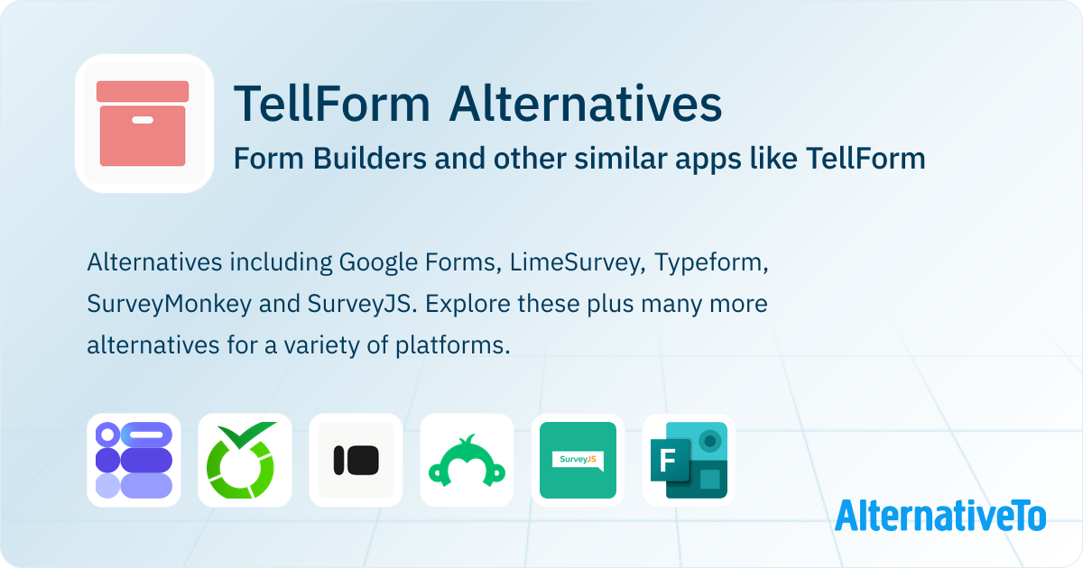 TellForm Alternatives: Top 12 Form Builders & Similar Apps | AlternativeTo