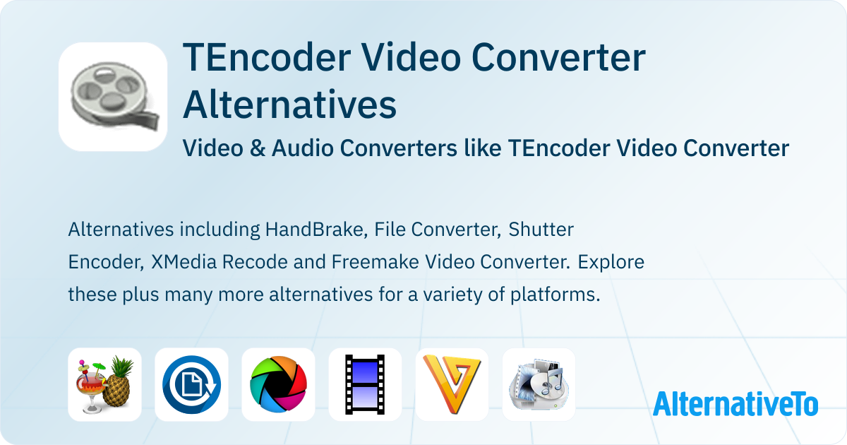 TEncoder Video Converter Alternatives: Top 12 Video Converters ...