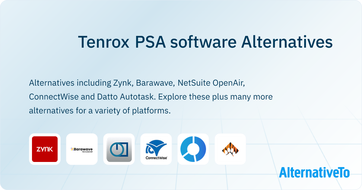Tenrox PSA software Alternatives - Explore Similar Sites & Apps ...