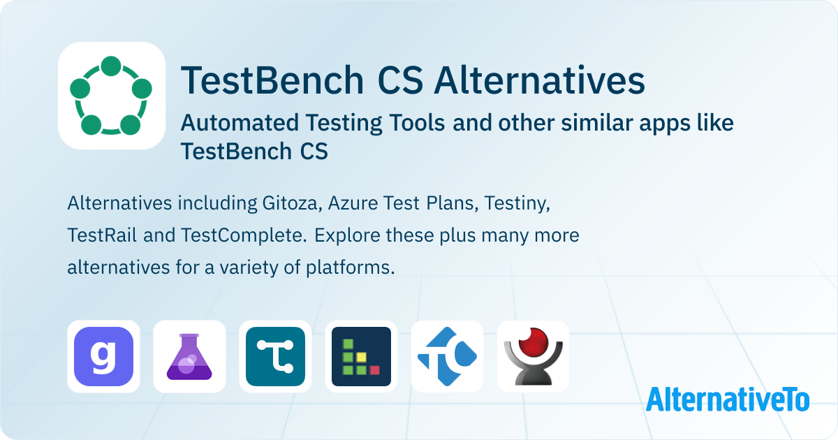 Test Bench Cs TestBench CS Alternatives: Top 11 Automated Testing Tools & Similar ...