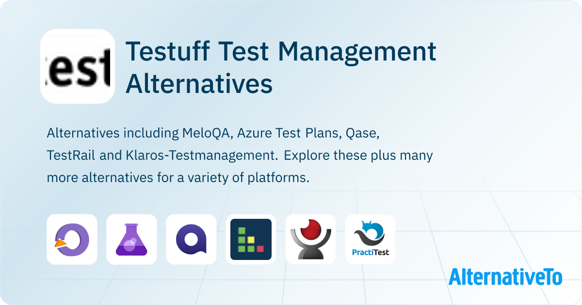 Testuff Test Management Alternatives - Explore Similar Software ...