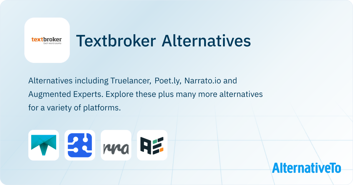 Textbroker Alternatives - Explore Similar Sites & Apps | AlternativeTo