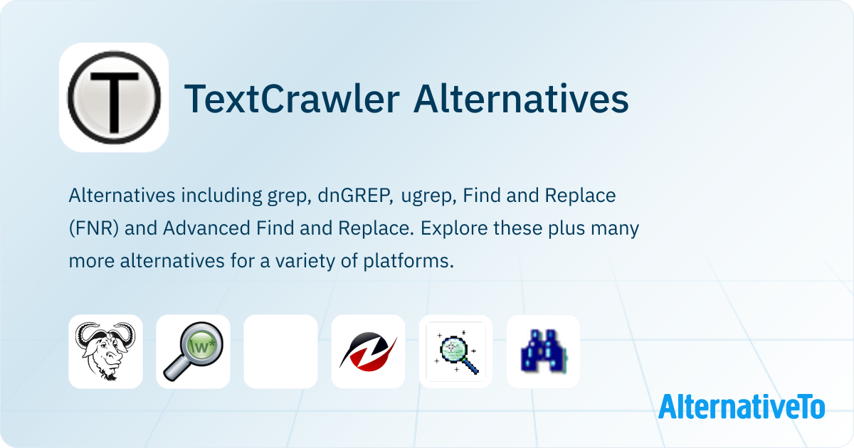 Textcrawler Display TextCrawler Alternatives - Explore Similar Software | AlternativeTo