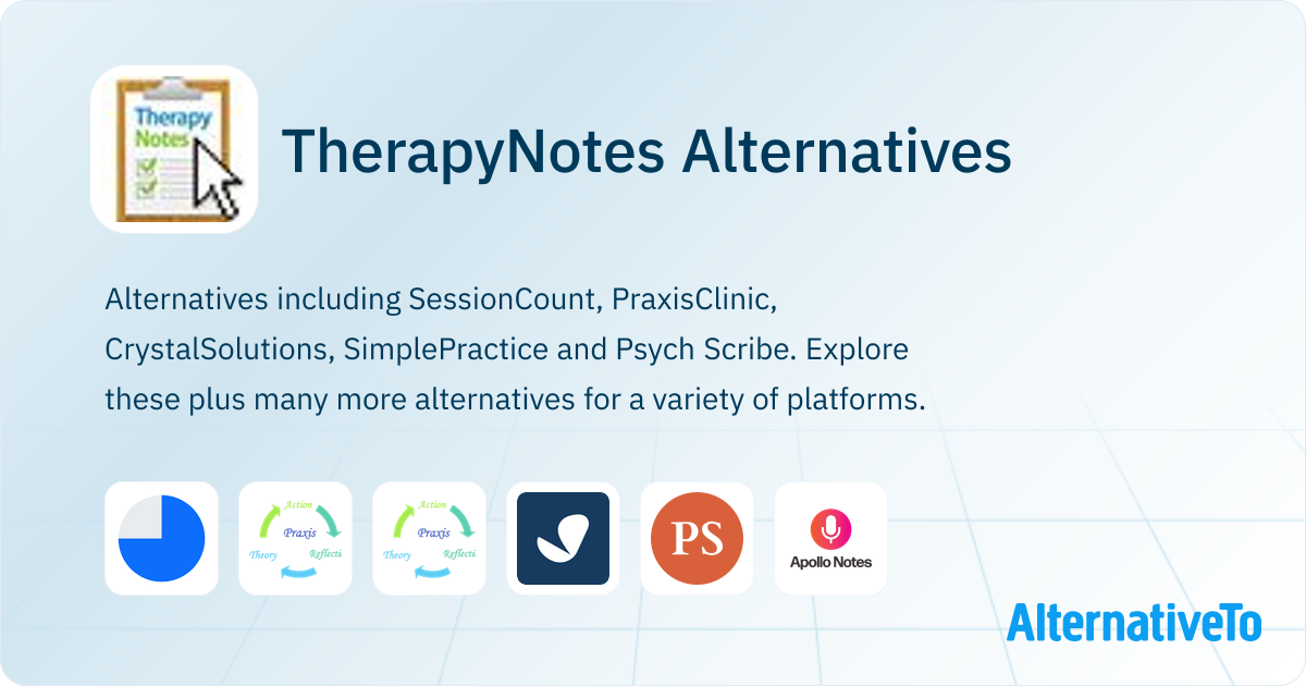 TherapyNotes Alternatives - Explore Similar Sites & Apps | AlternativeTo
