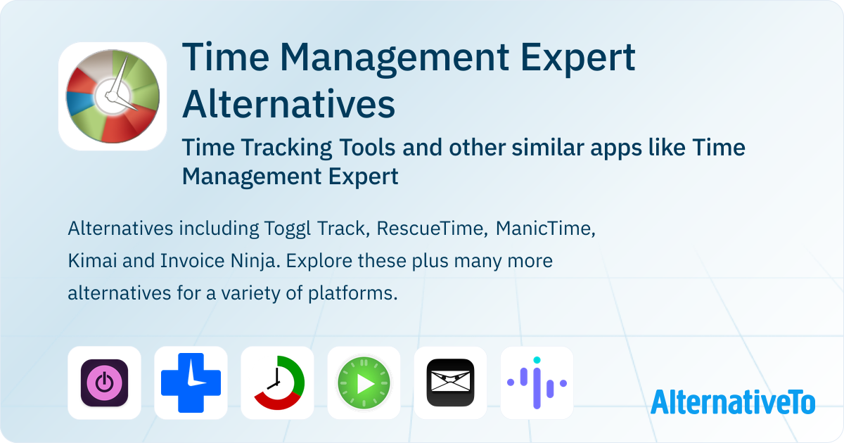 Expert Time Time Management Expert Alternatives: Top 12 Time Tracking Tools ...