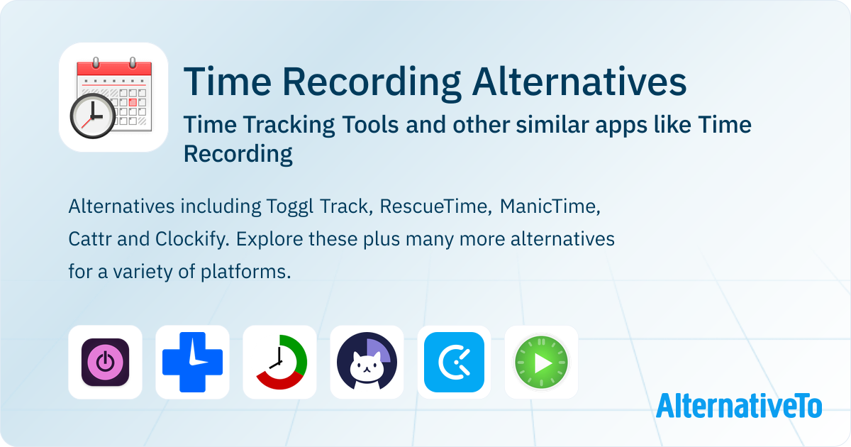 Recording Ttime Time Recording Alternatives: Top 12 Time Tracking Tools & Similar Apps ...