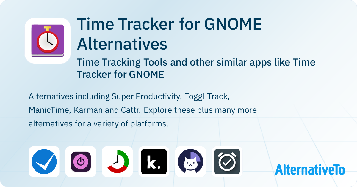 Time Tracker for GNOME Alternatives: Top 12 Time Tracking Tools ...