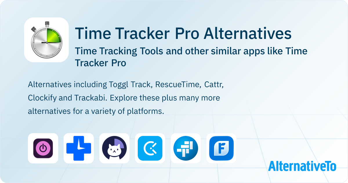 Time Tracker Pro Alternatives: Top 12 Time Tracking Tools & Similar ...