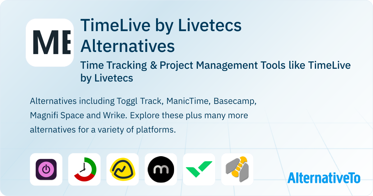 TimeLive by Livetecs Alternatives: Top 12 Time Tracking Tools ...