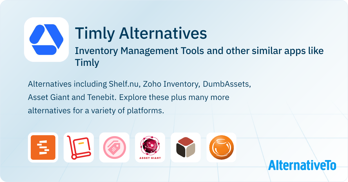 Timly Data Timly Alternatives: Top 4 Inventory Management Tools & Similar Apps ...