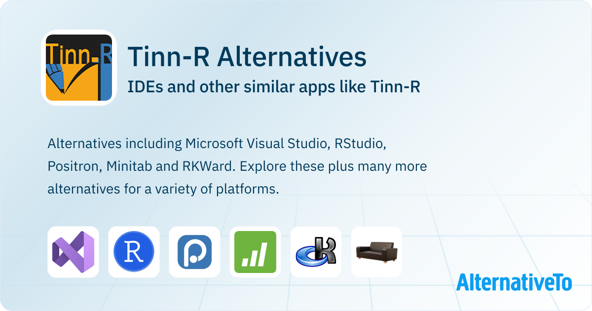 Tinn-R Alternatives: Top 11 IDEs & Similar Apps | AlternativeTo