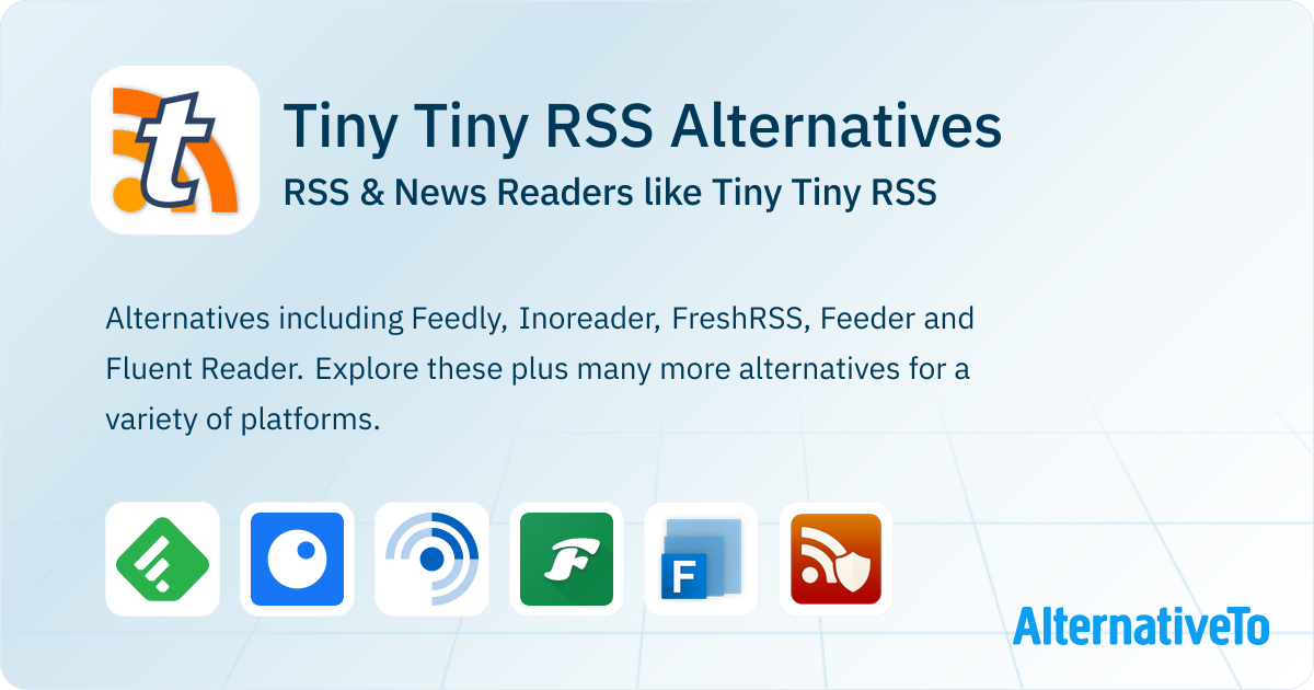 Great Tiny Tiny RSS Alternatives: Top RSS & News Readers in 2026 ...
